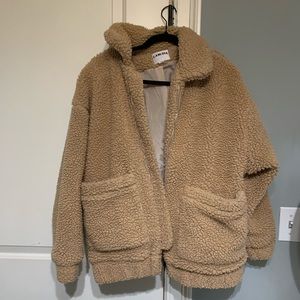 I AM GIA Tan Teddy Coat